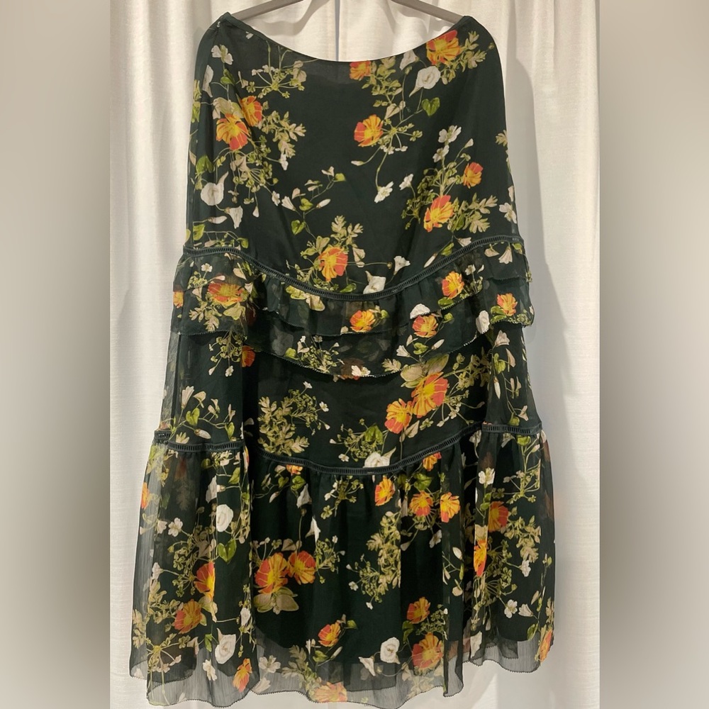 Lauren by Ralph Lauren Full Length Floral Skirt *Excellent Cond.* Size 8